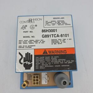 Johnson Controls G891TCA-8101 Control Module 86H3001